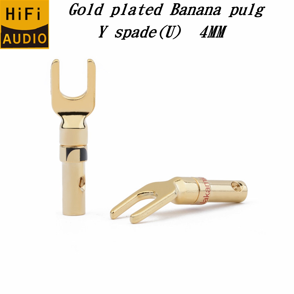 Gold Cutlery Flatware - 4 connettori a forcella a Y