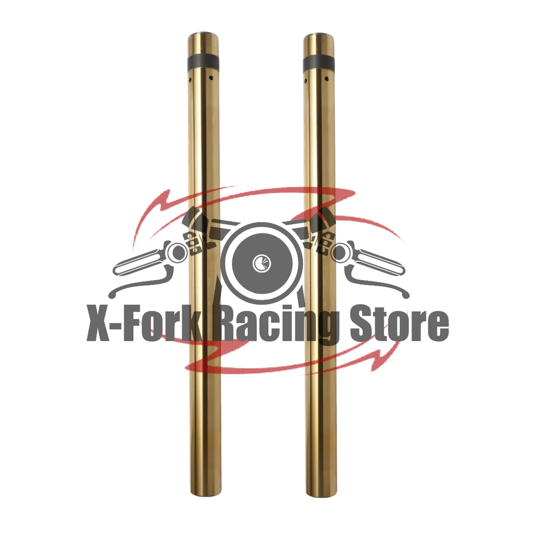 Gold Cutlery Flatware - Tubi Forcella Anteriori Interni Dorati per