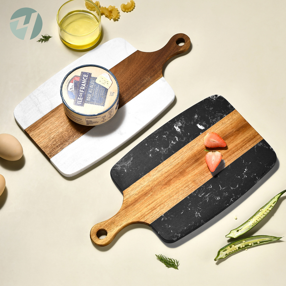 Tagliere con venature del legn - Marble Serving Board recensione e prezzo