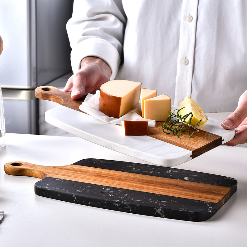 Tagliere con venature del legn - Marble Serving Board recensione e prezzo