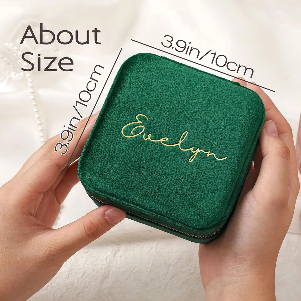 Portagioie personalizzato Cust - Velvet Jewelry Box recensione e prezzo