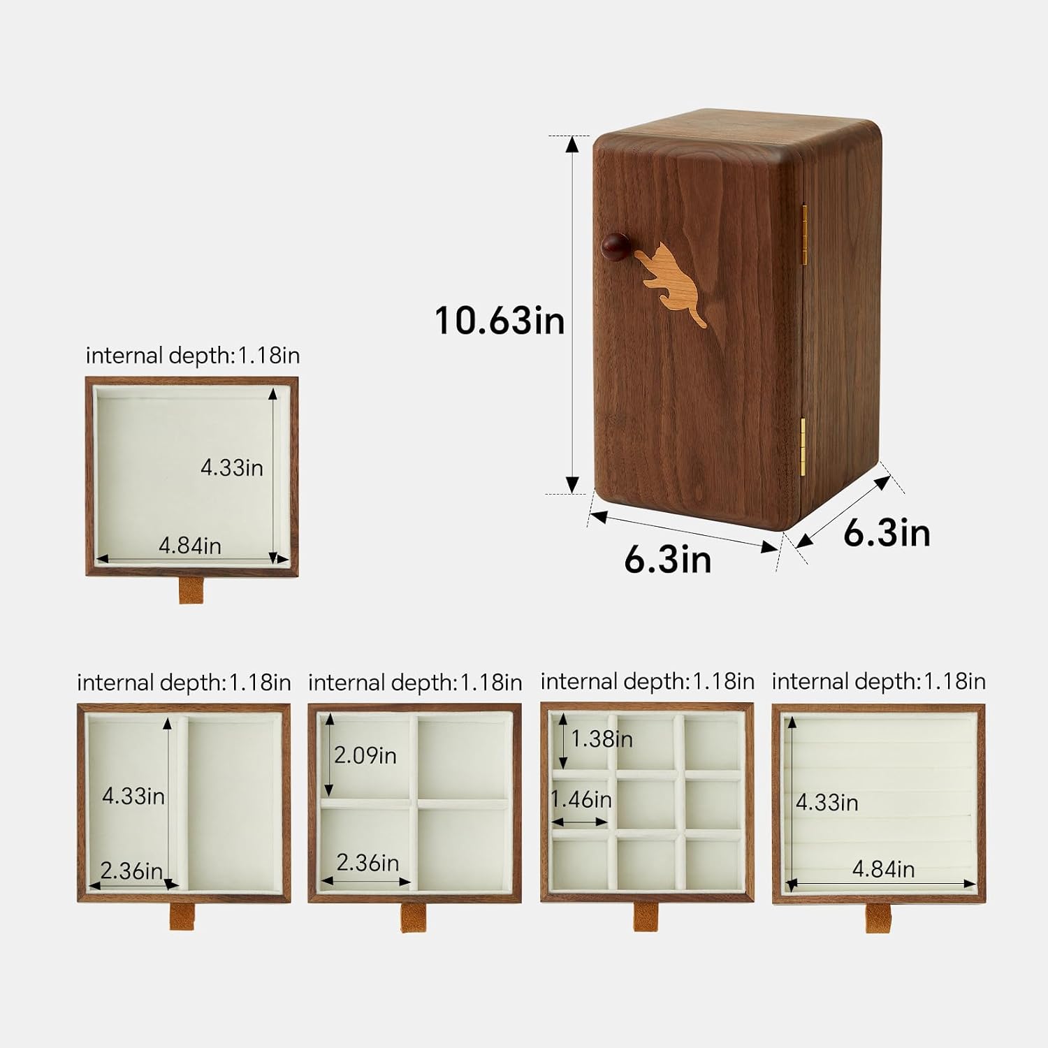 Cofanetto Portagioie in Legno  - Velvet Jewelry Box recensione e prezzo