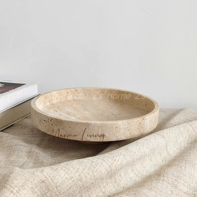 Ciotola in travertino beige Pi - Marble Serving Board recensione e prezzo