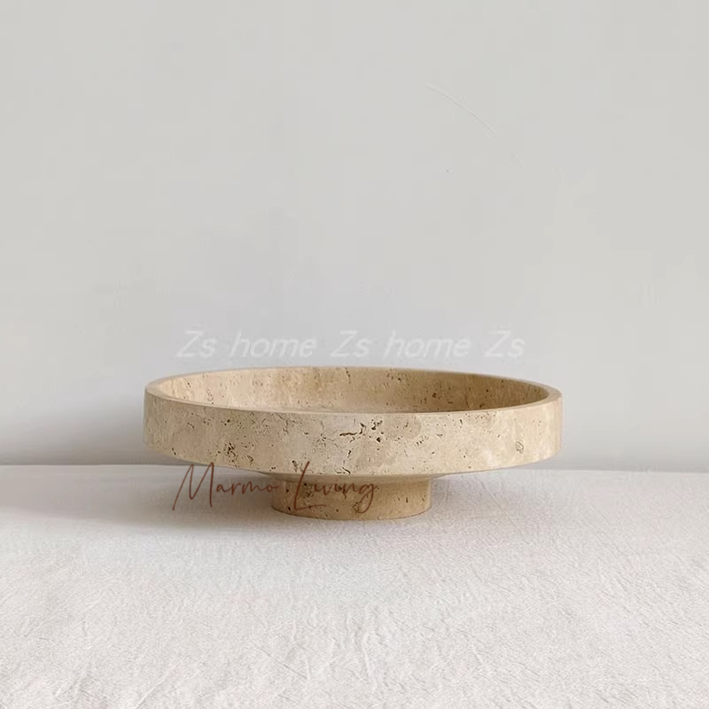 Ciotola in travertino beige Pi - Marble Serving Board recensione e prezzo