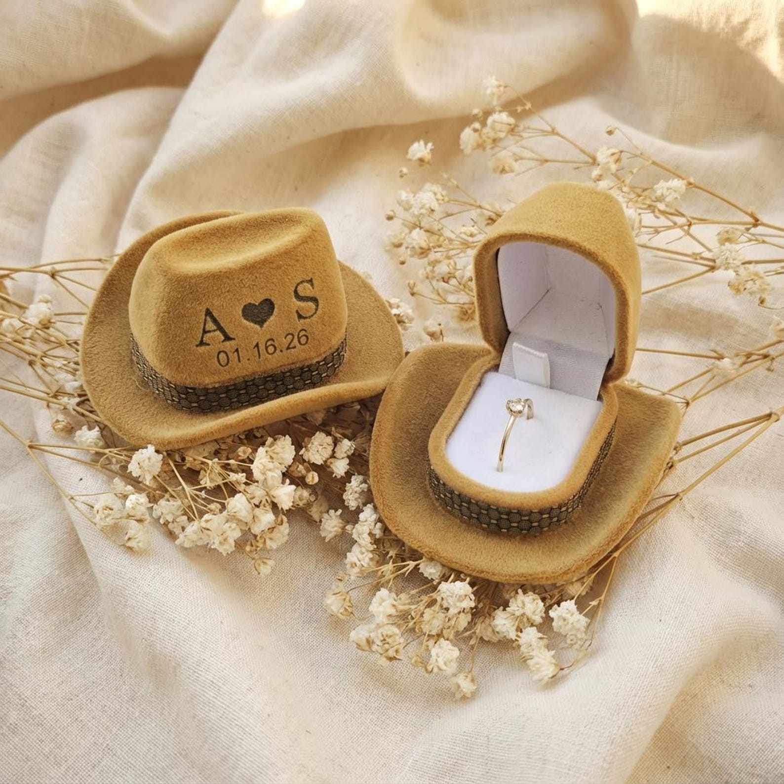 Scatola per Anelli Personalizz - Velvet Jewelry Box recensione e prezzo