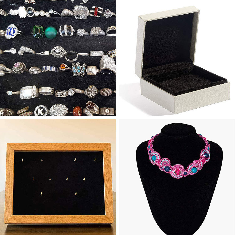 Tessuto adesivo in velluto da  - Velvet Jewelry Box recensione e prezzo