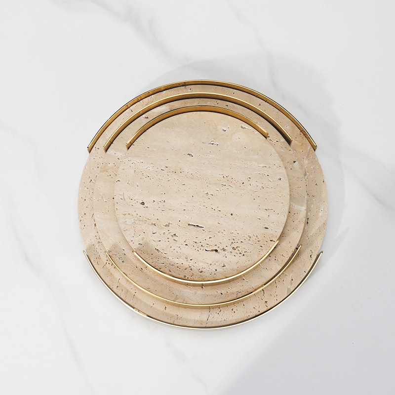 Piatto rotondo Beige marrone t - Marble Serving Board recensione e prezzo