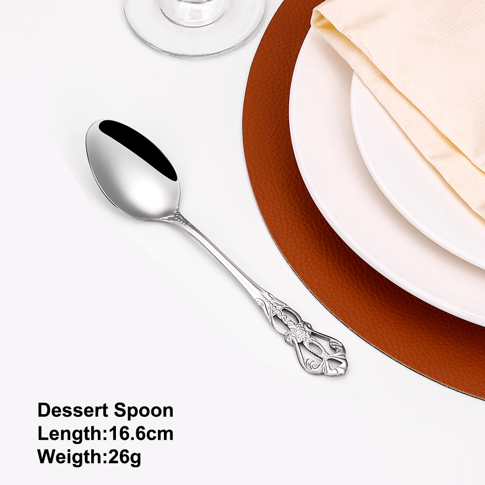 2/4/6/12 pz oro cucchiai da De - Gold Cutlery Flatware recensione e prezzo
