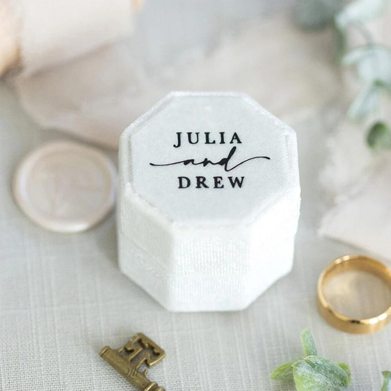 Scatola per fedi nuziali perso - Velvet Jewelry Box recensione e prezzo