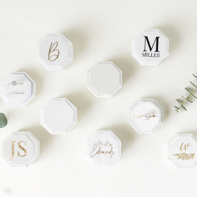 Scatola per fedi nuziali perso - Velvet Jewelry Box recensione e prezzo